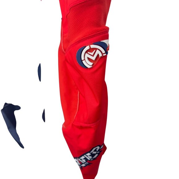 Moose Racing Qualifier Pants White/Red/Blue Mens SZ 44 Bike/Motocross Gear Adj - Picture 11 of 16